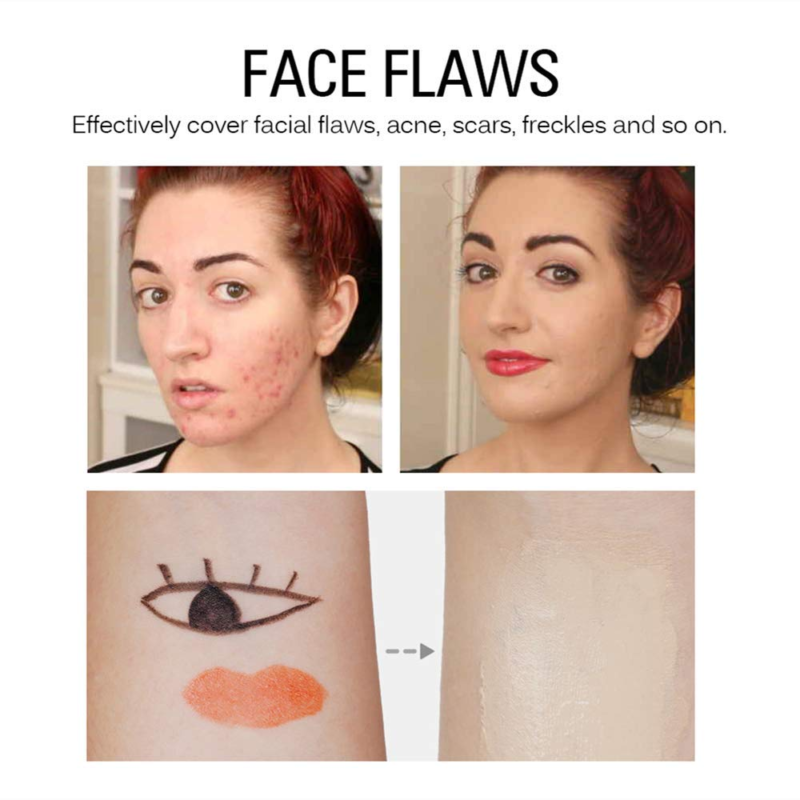 SACE LADY 3Pcs Face Make up Set Full Coverage Concealer & Cream Corrector - Image 2