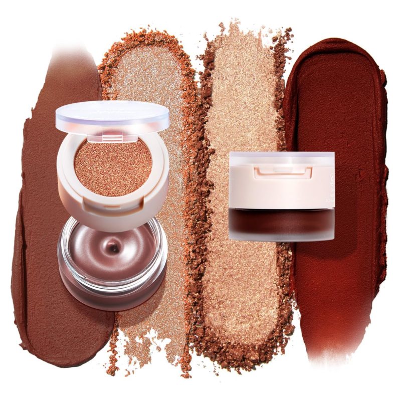 IMAKEUPNOW Cream Blush for Cheeks and Eye Make up Sets 2PCS (002 & 003)