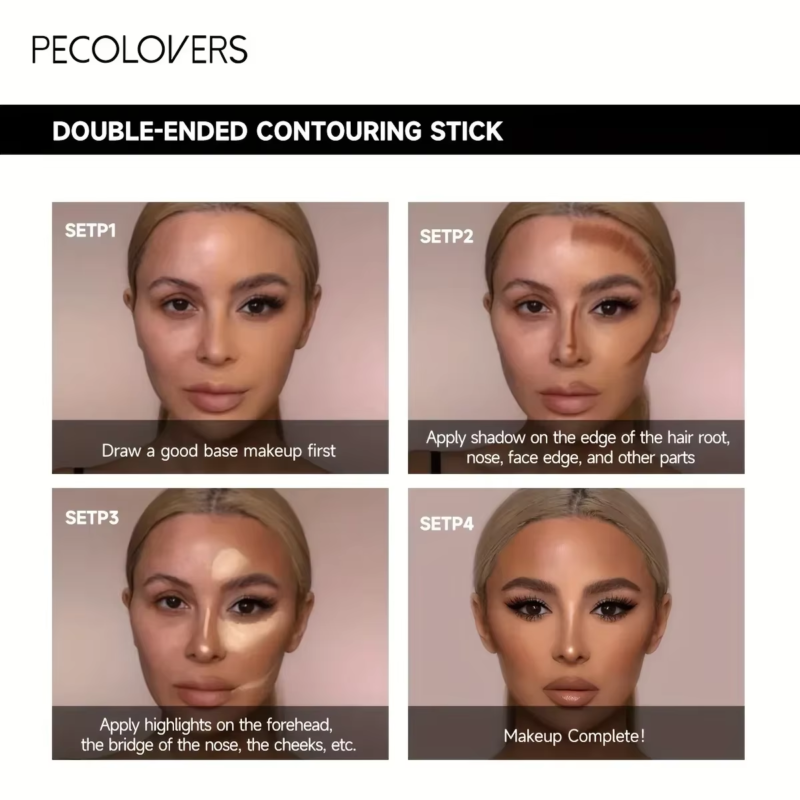 PECOLOVERS 1PC Face Foundation Concealer (Color Variant) - Image 3