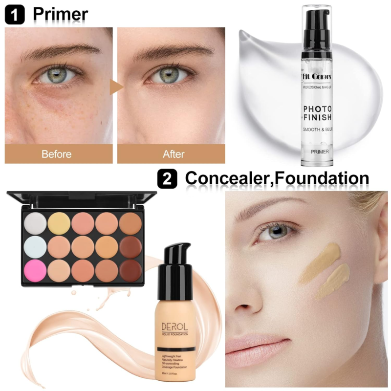FENSHINE Portable Make-up Complete Set - Image 2
