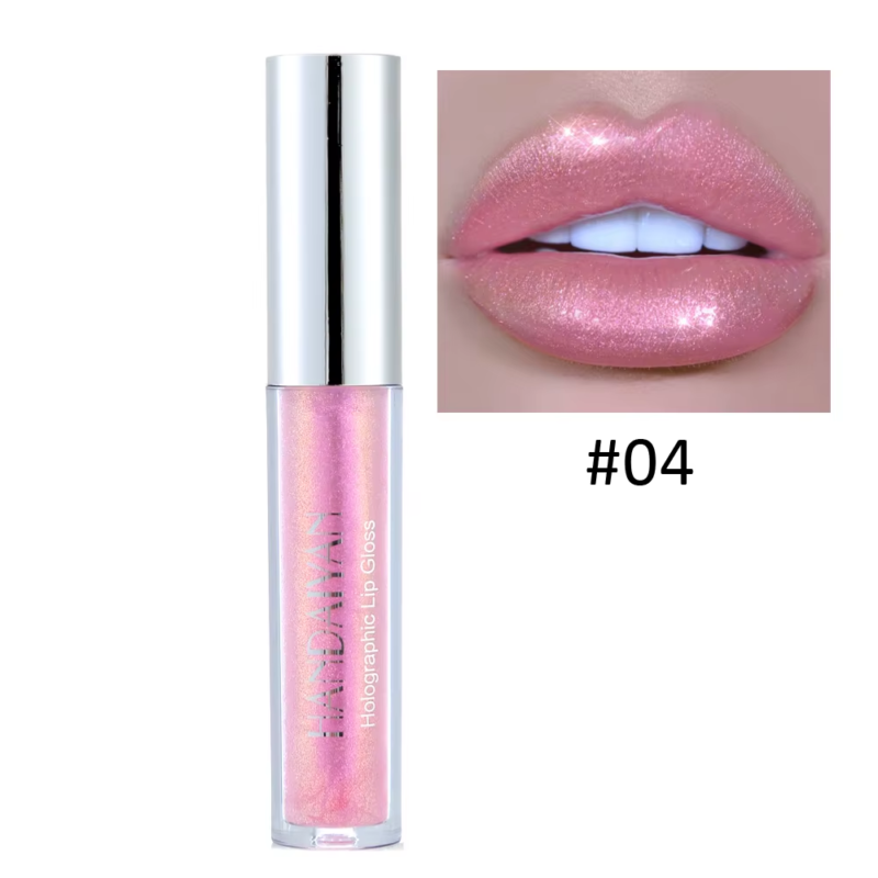 HANDAIYAN Glitter Liquid Lipstick, Diamond Shimmer, Metallic, Waterproof Glow Shinning