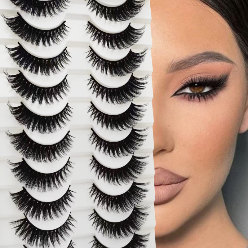 TIKILEY 15Mm Short Mink Fox Eye Lashes Sets Pack - Image 2