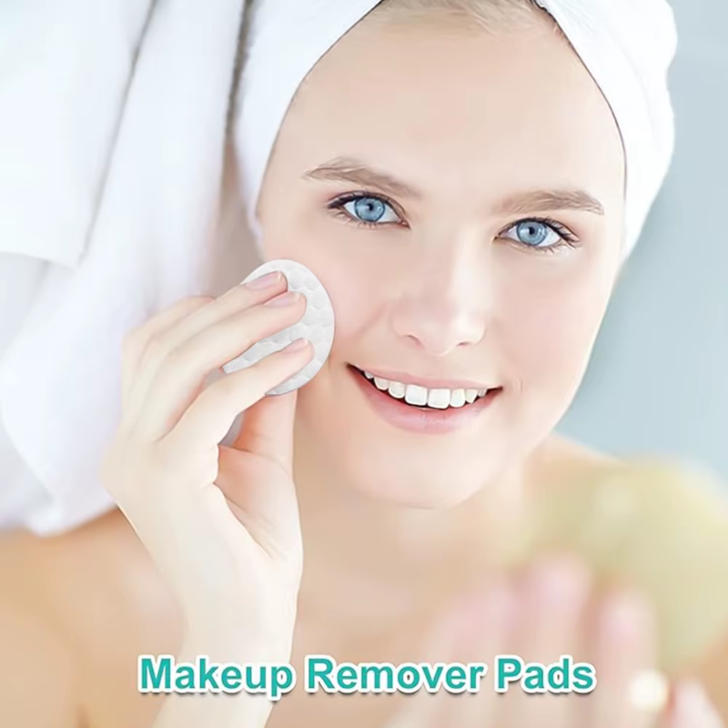 KLIMONLA100Pcs/Pack Facial Make up/Nail Polish Remover Cosmetic Cotton Pads - Image 2