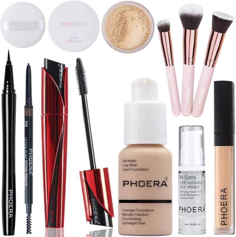 PHOERA Mascara Complete Make-up Set