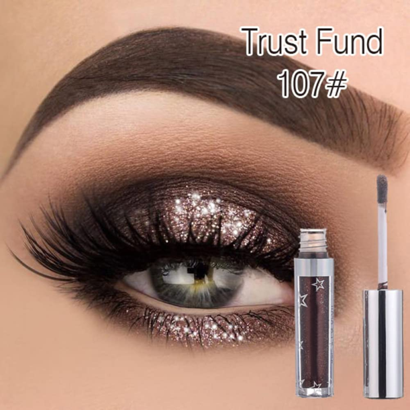 ROPALIA12 Color Set Sparkling Glitter Liquid Eyeshadow -Diamonds Phantom Color Water-Based Waterproof - Image 2