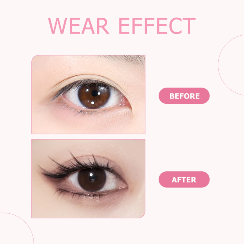 MEDY LASHES Fox Series Segmented Eyelashes Natural Simulatio, Thick Single Cluster - Image 2