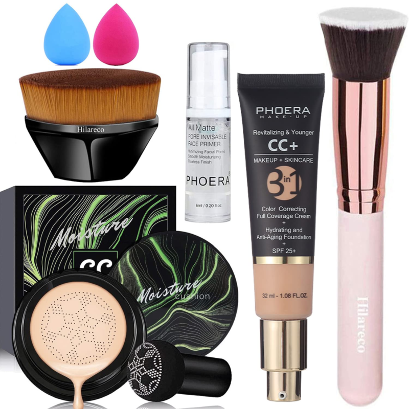PHOERA Make-up set (#02Natural CC +120 Nude)