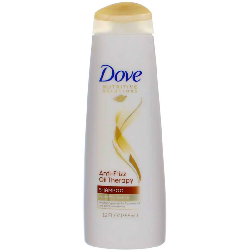 DOVE Nutritive Solutions anti Frizz Shampoo for Tangled Hair Oil Therapy with Nutri-Oils Moisturizing Shampoo Formula
