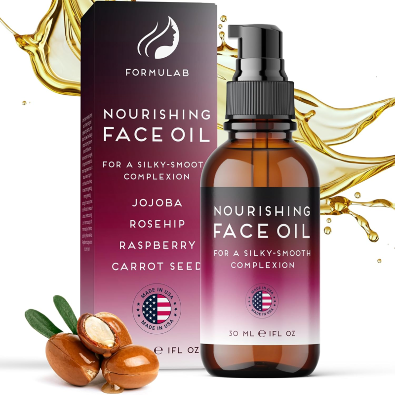 FORMULAB Face Oil with Jojoba for Dry Skin