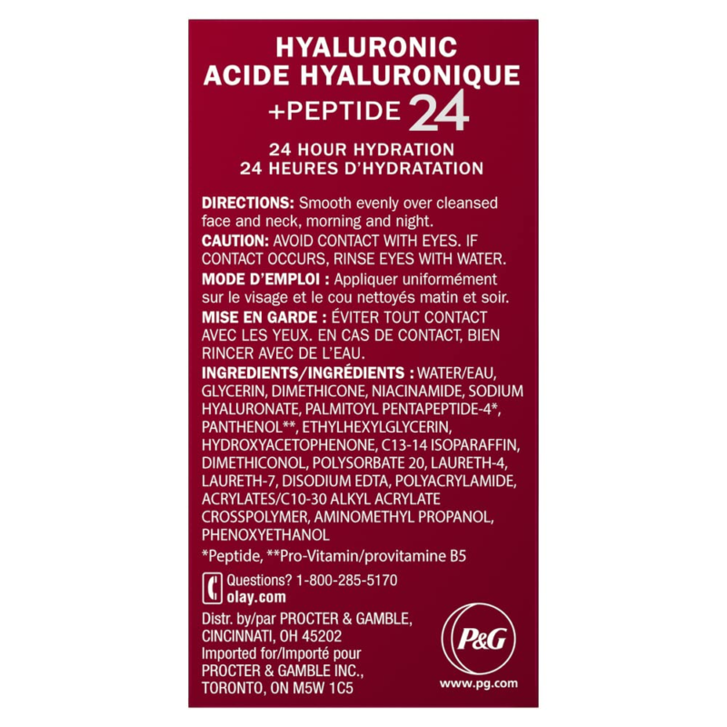 OLAY Regenerist Hyaluronic + Peptide 24 Gel Face Moisturizer - Image 2