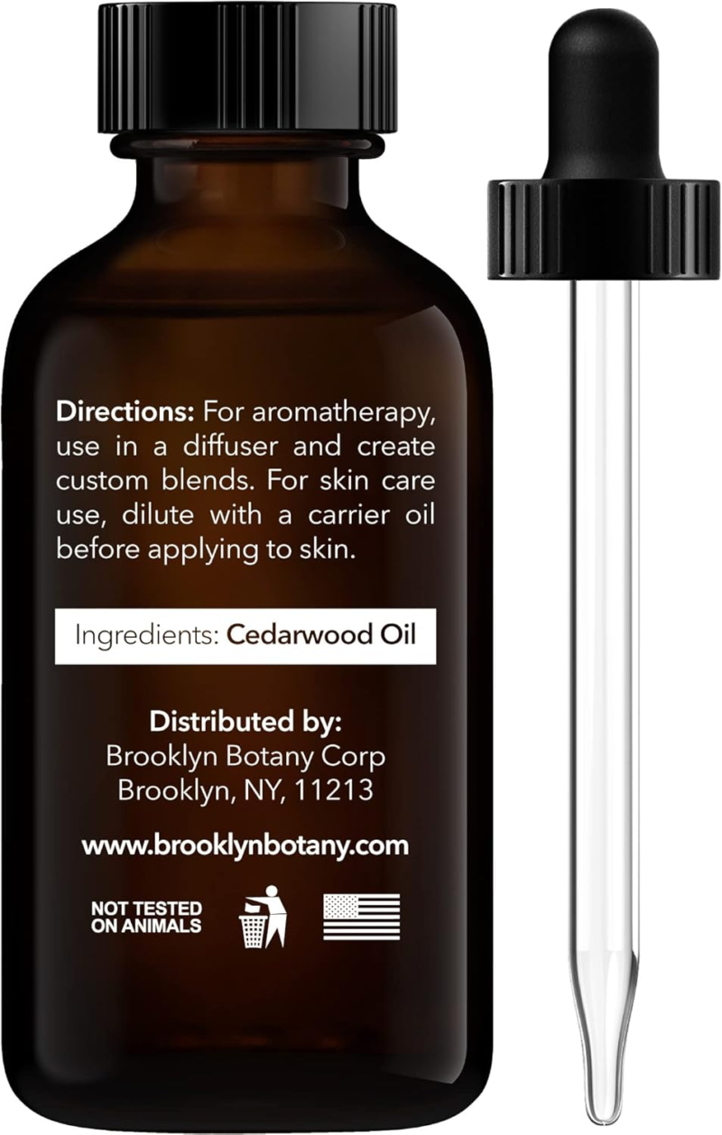 BROOKLYN BOTANY Cedarwood Essential Oil Pure and Natural - Image 2