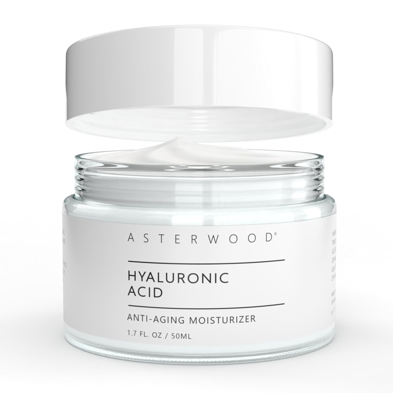 ASTERWOOD Hyaluronic Acid Moisturizer - Anti-Aging, Wrinkle Reducing, Moisturizing, Hydrating