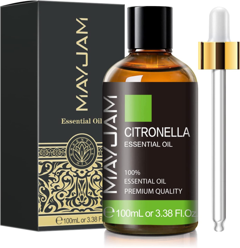 MAYJAM Citronella Essential Oil, Premium Pure Diffuser