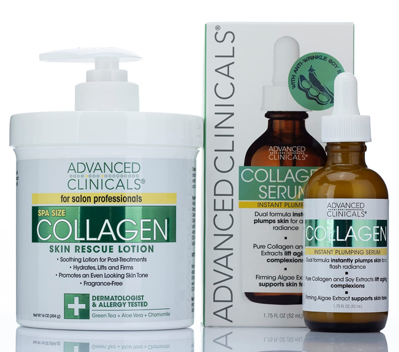ADVANCED CLINICALS Face & Body 2PC Skin Care Set