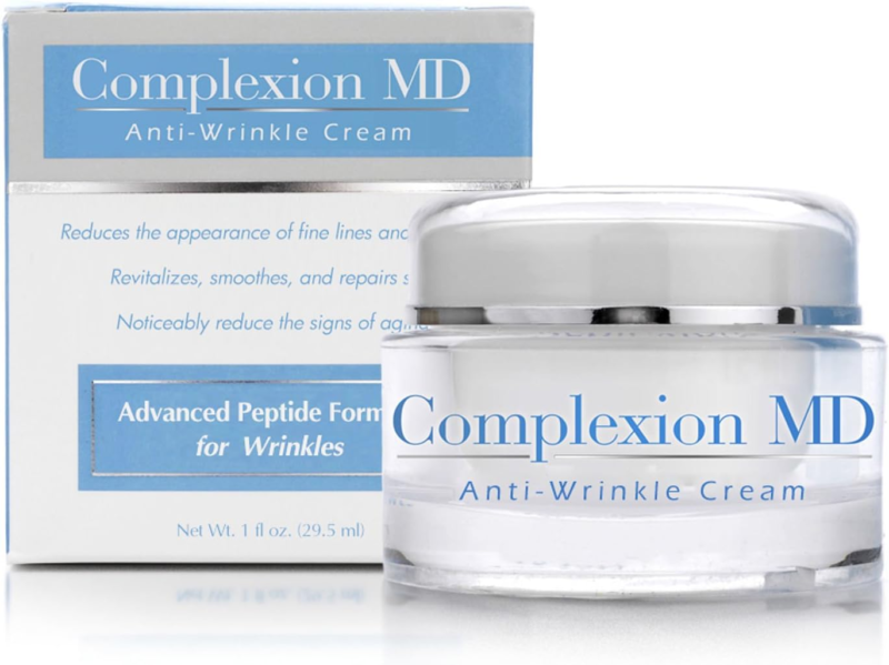 COMPLEXION MD Advanced Anti-Wrinkle Face Moisturizer– Clinically Tested Multi-Peptide with Hyaluronic Acid