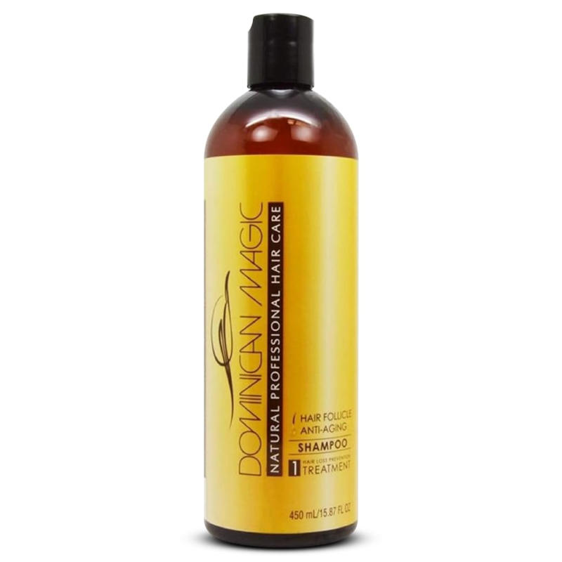 DOMINICAN MAGIC Hair Follicle Anti-Aging, Strengthening Shampoo with Rosemary to Stimulate Hair Growth
