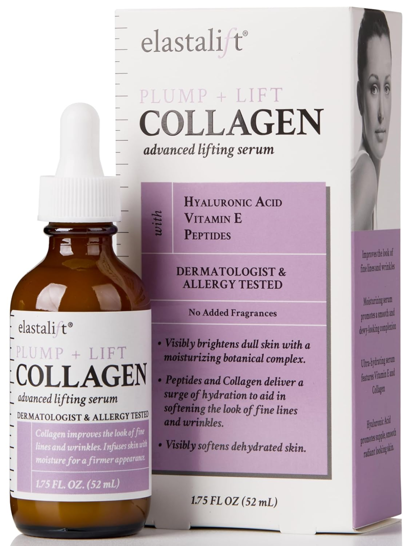 ELASTALIFT Anti-Wrinkle Collagen Face Serum Skin Tightening, Lift, Plump, & Firm Sagging Skin