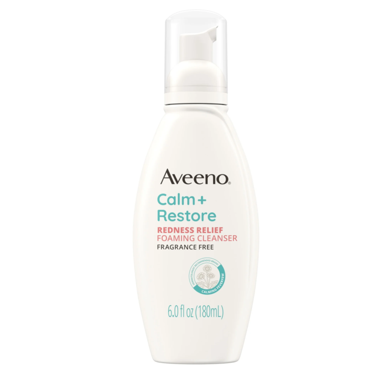 Calm + Restore Redness Relief Face Wash, Foaming Facial Cleanser