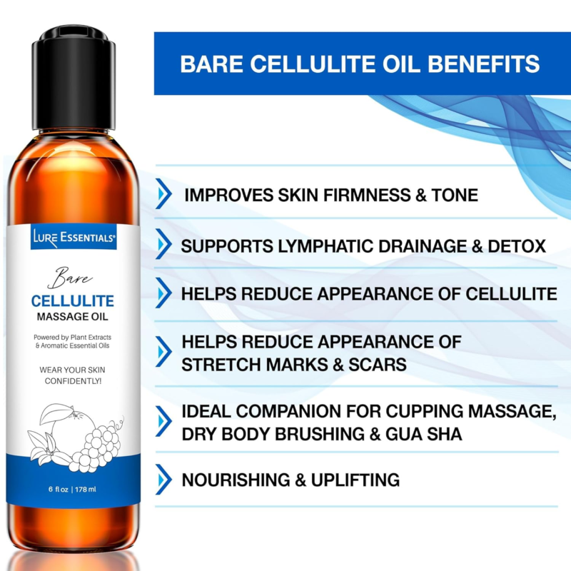 Hydrating Cellulite Body Massage Stretch Mark Oil - Image 4