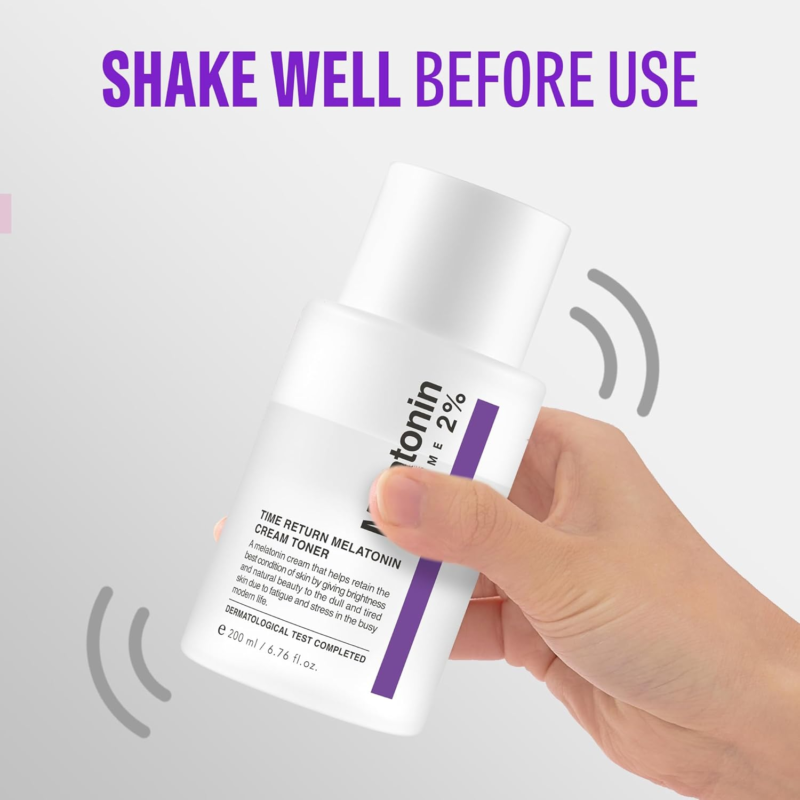 Highly Moisturizing Facial Melatonin Cream Toner - Image 7