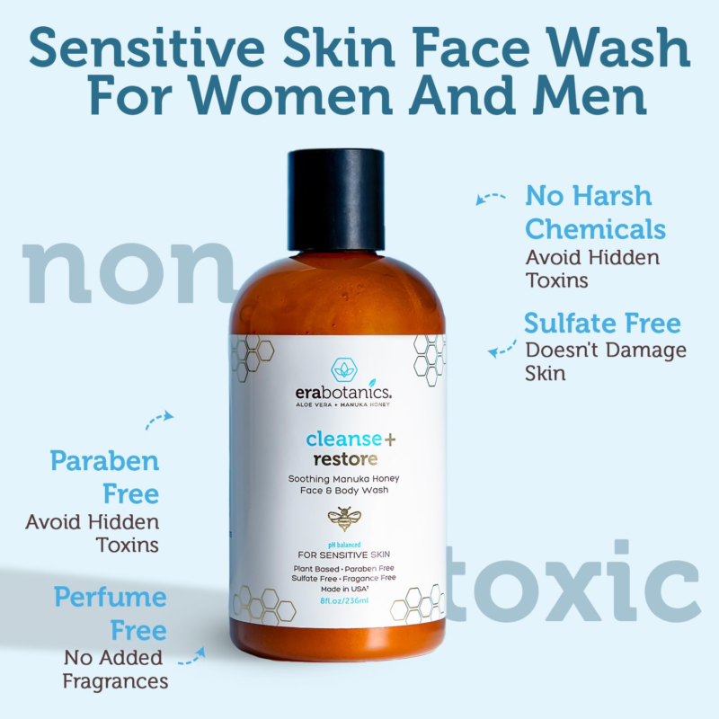 Aloe Vera Manuka Honey Face Moisturizing Cleanser - Image 4