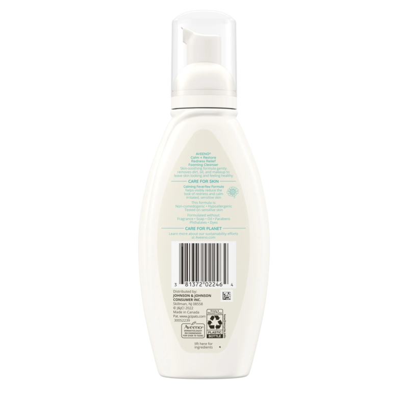 Calm + Restore Redness Relief Face Wash, Foaming Facial Cleanser - Image 7