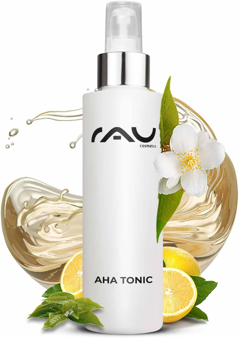 Refreshing Exfoliating Facial Glow Tonic Toner with White Tea and 3 Fruit Acids (AHA)