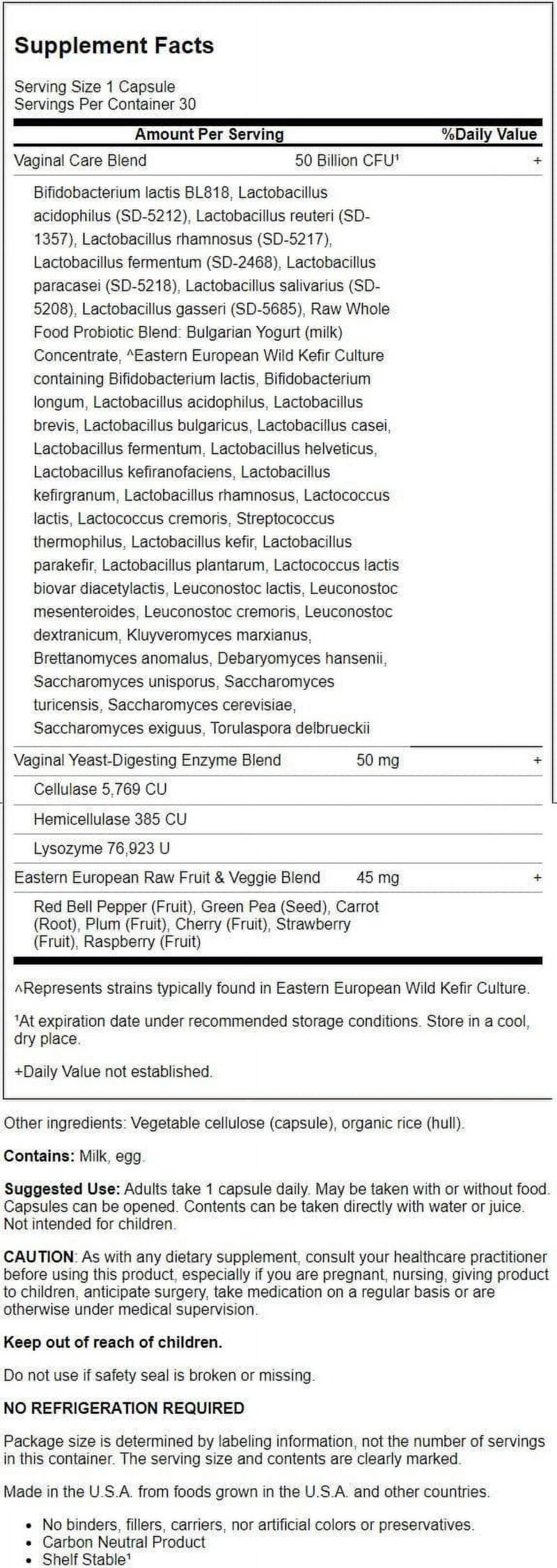 GARDEN OF LIFE Raw Probiotics Vaginal Care - Image 2
