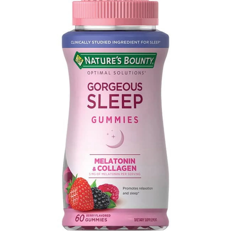 Optimal Solutions Gorgeous Sleep, with Melatonin & Collagen